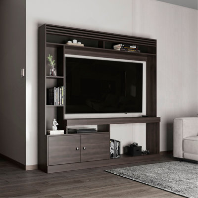 Meuble audio-vidéo, 2 portes, 7 tablettes, capacité télé 65 po
