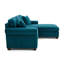 Canapé modulaire en velours bleu antique Irlanda