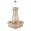 Lustre en cristal 24 po pour les salles à manger, escaliers, 17 lumières avec base E12-31769331