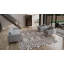 Brown & Cream Modern Tibetan Linen Rug - 10' x 14'