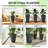 Stackable Taper Planters,Set Of 3 Flower Pots,Tall Planters-786137055