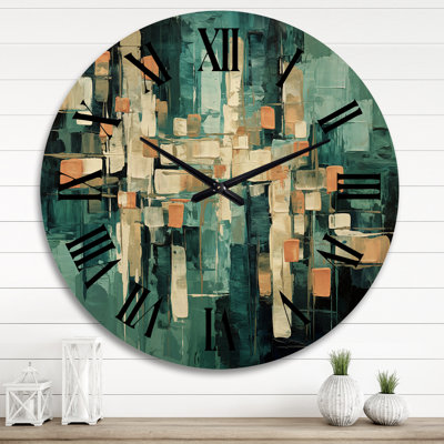 Horloge murale en bois massif Moutanabi