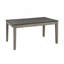 Table de salle à manger style Country Casual 5 pièces avec tiroirs et chaises d'appoint 4X-1791502323