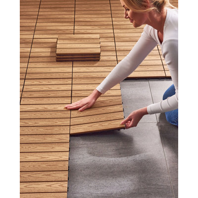 Outdoor Flooring ATESSA Wood-Plastic Composite (WPC)