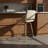 26" Modern Swivel Counter Height Bar Stool with Vegan Leather Upholstery, Curved Back, Bentwood Frame & Chrome Footrest, Ivory/Oak – Melissa by Pipp & Liv (Single)-308113209