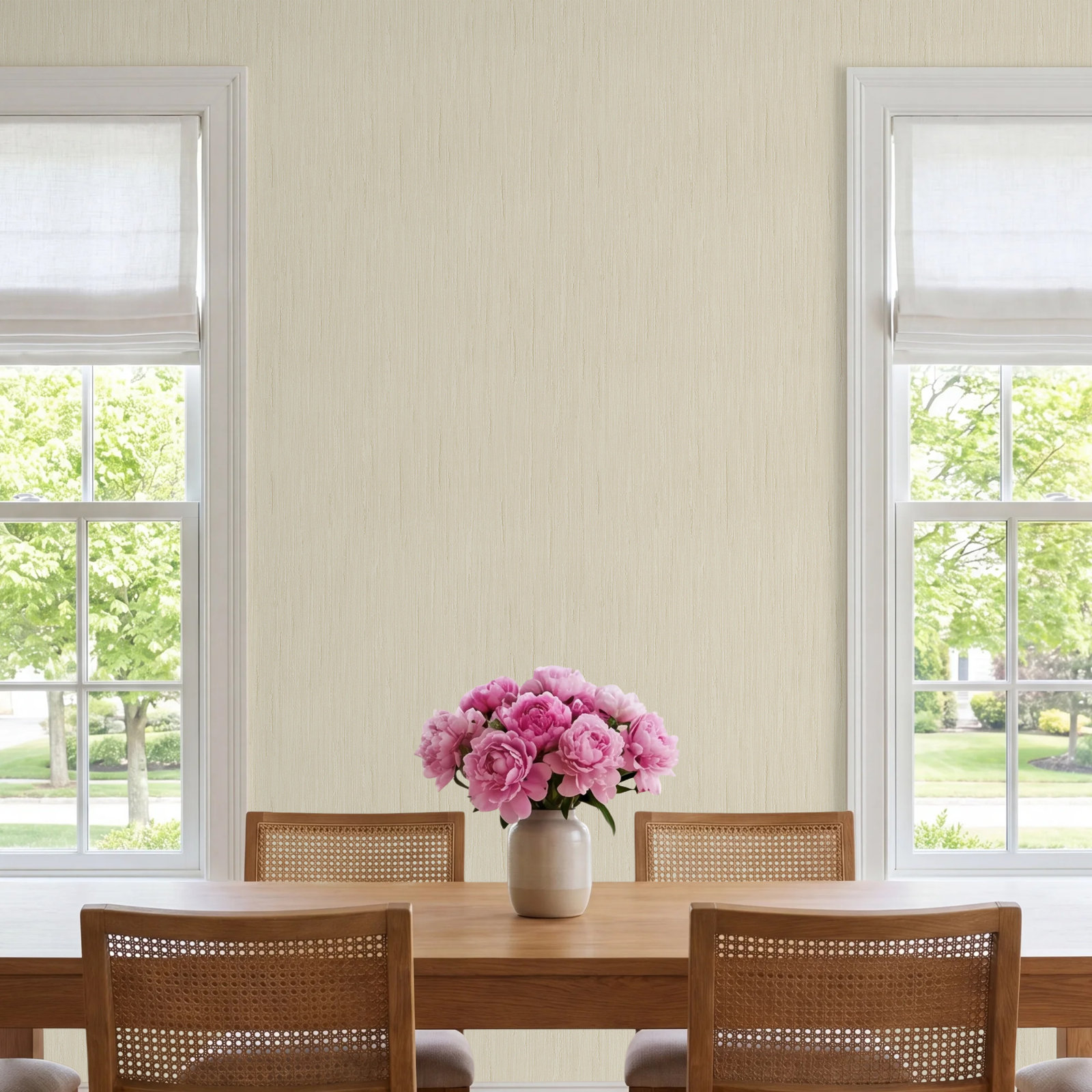 Classic Italian Wallpaper Roll, Beige