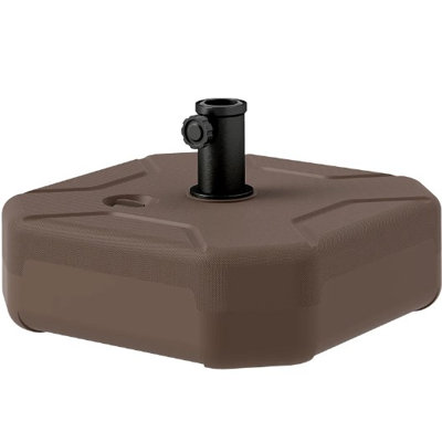 Support de parasol, support de parasol carré pour patio, base de parasol d'extérieur robuste