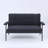 Myrion 53" Tufted Upholstered Loveseat with Metal Frame-114611304