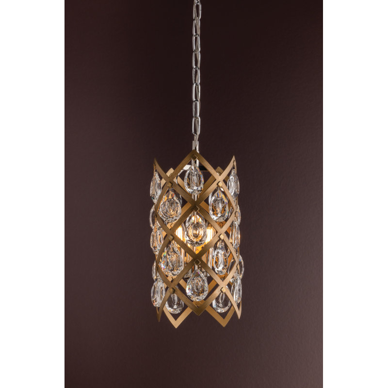 Luminaire suspendu cylindrique unique 3 lumières Tiara