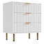 Commode de rangement cannelée 3 tiroirs-1287227554