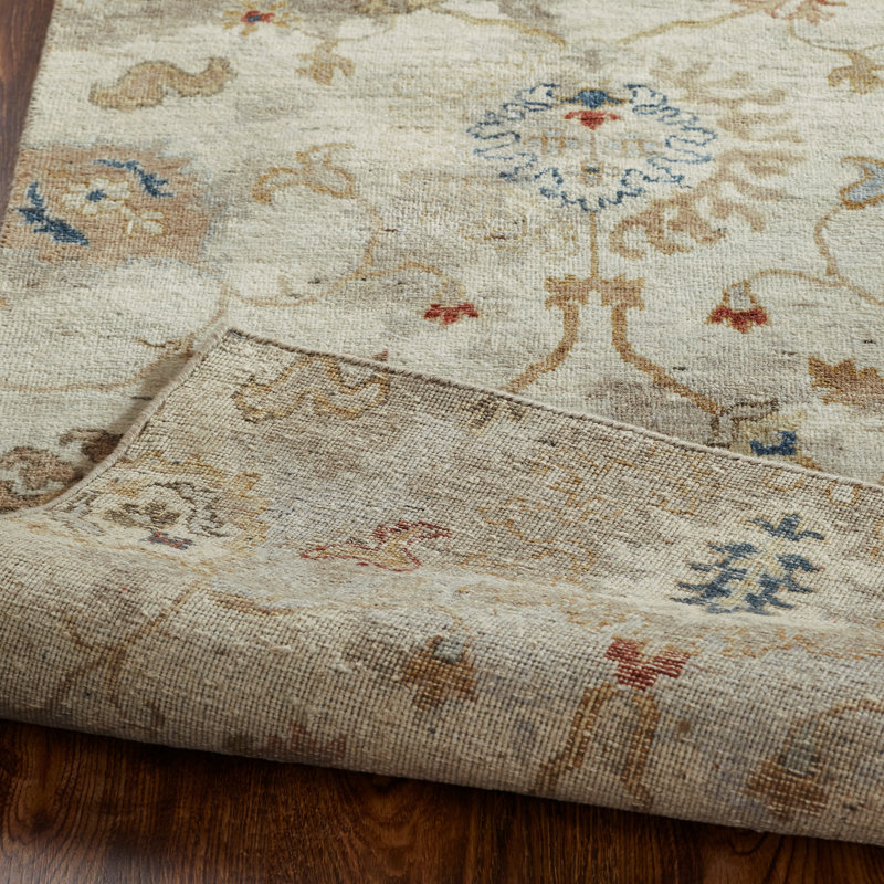 Stillings Wool Floral Area Rug, Runner 2'6" x 10'