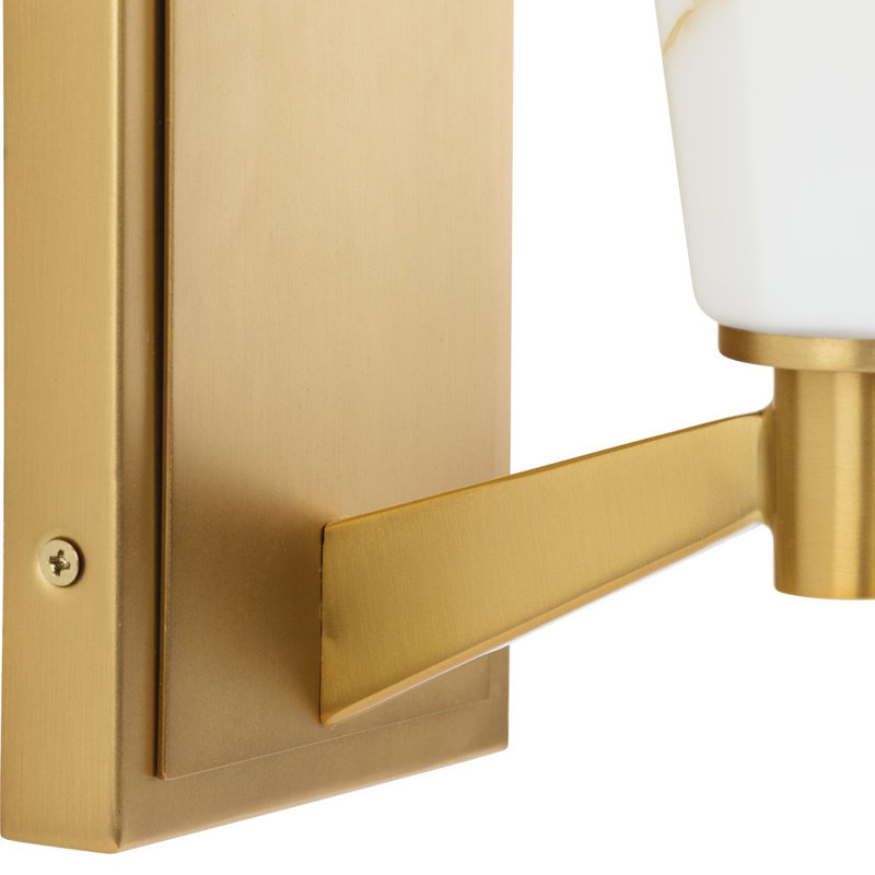 Applique murale moderne à une lumière de luxe, Bronze brossé
