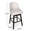 2 tabourets de bar rotatifs modernes - revêtus de tissu blé, d'une hauteur de siège de 31 po et d'une hauteur totale de 41,32 po, pour un îlot de cuisine / maison (2 pièces), hauteur totale