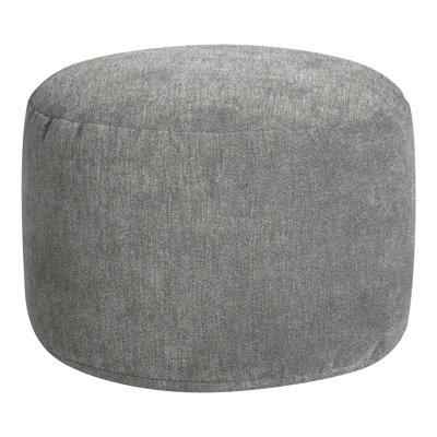 Dotcom Alfa 20" Wide Round Pouf Ottoman