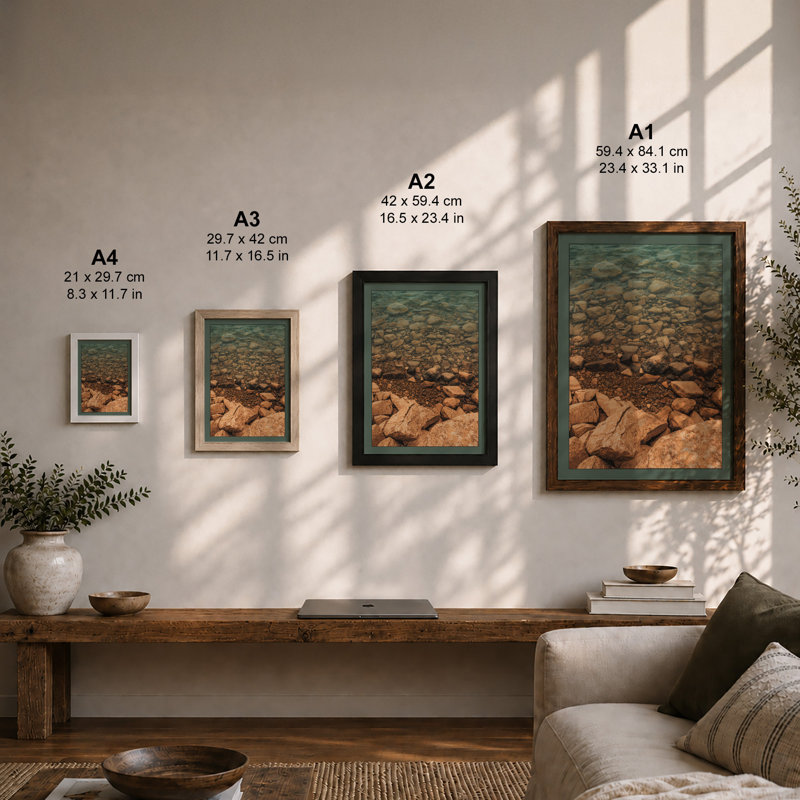 Shallow Waters Coastal - Print, Unframed, A1 - 84.1 x 59.4 cm
