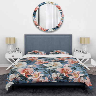 Ensemble de housse de couette Serene Orchid Floral
