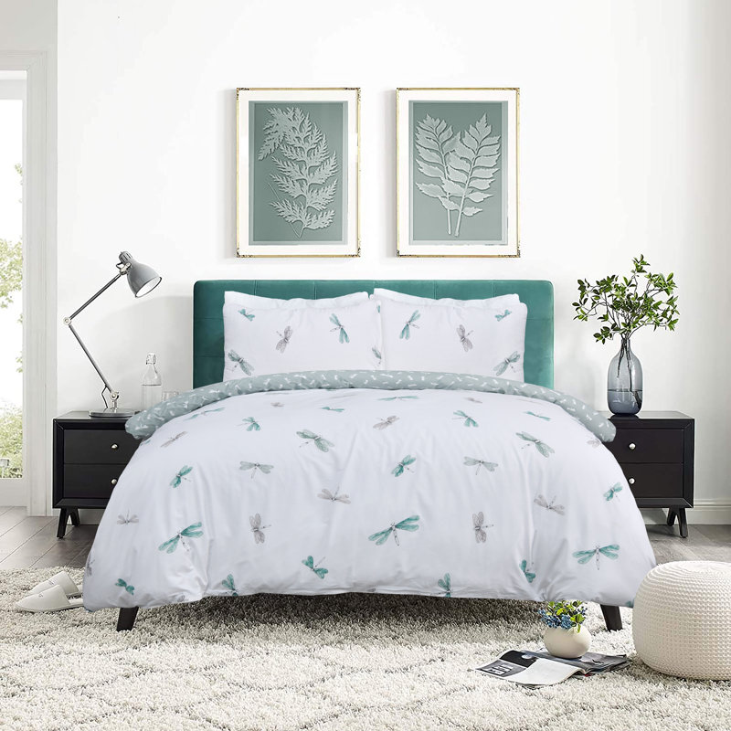 Mudge Polyester Animal Print Duvet Cover Set with Pillowcases Included, Double - 2 Standard Pillowcases