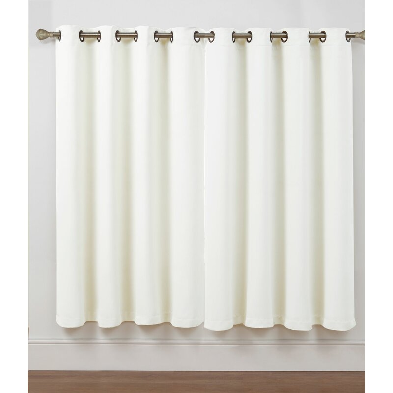 Charlton Home® Karn Polyester Blackout Curtain Pair & Reviews | Wayfair