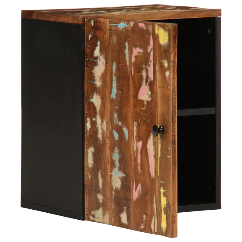 Quamba Bathroom Cabinet, Brown/Green