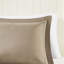 Édredon Essentials 3M double / grand, 2 taies décoratives avec bride, réversible, chaud, lavable à la machine, doux et respirant, courtepointe à motif de losanges, lavable réversible-120953435-120953437