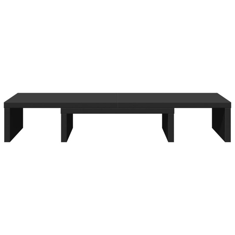 Bata Manufactured Wood Monitor Stand, Black, 10.5cm H x 60cm W x 24cm D
