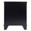 Table de bout ou table de chevet avec tiroir en laque rouge oriental Oriental Furniture 20 po