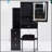 Compact Vanity Table Set With LED Mirror, Touch Control, And High Capacity Storage For Small Spaces