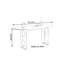 Bureau durable en acier inoxydable en pierre frittée noire-2059809939-2059809942-2059809943
