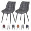Carmi 46cm H Fabric Upholstered Metal Side Chair-408145827