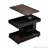 Modern Multifunctional Adjustable 360° Rotating Top End Table with Wheels and Lift-Top for Flexible Use-114674420