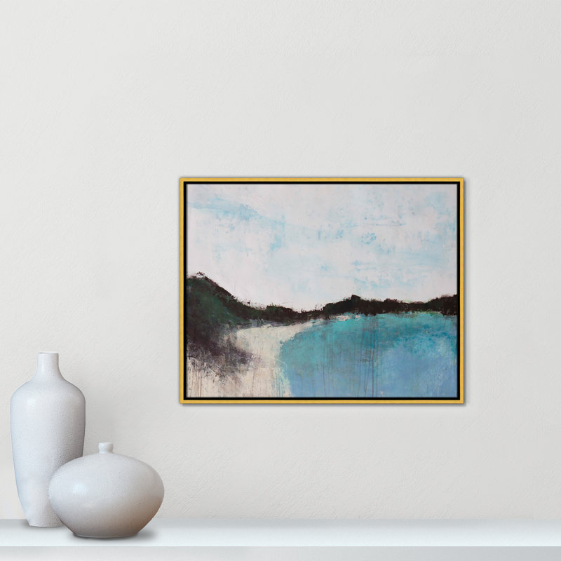 «Mountainside Lakeview III» par Filippo Ioco, reproduction sur toile flottante, H 23,5 po x l 29,5 po x P 2 po