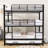 Twin Over Twin Over Twin Triple Bunk Bed With Twin Trundle And Ladder-1551319880