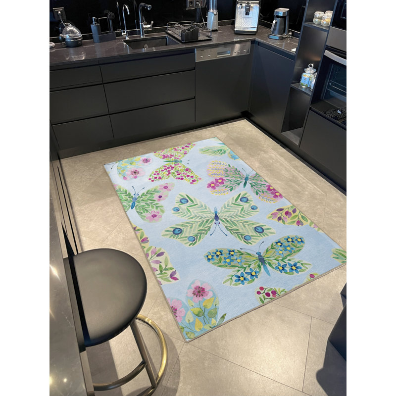Tapis intérieur / extérieur rectangulaire Bryonie, Rectangle 3 pi 11 po x 5 pi 11 po