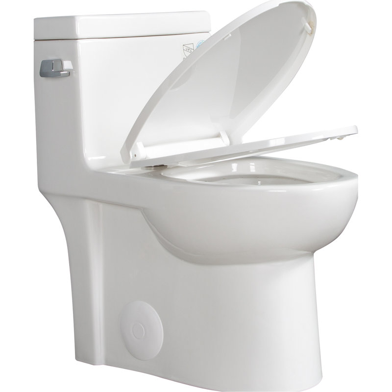 Couvercle de réservoir de toilette Elegant - Accessoire de mise à niveau de salle de bain blanc