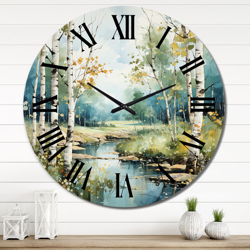 Horloge murale en métal, Très grand