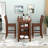Aerick Solid Wood Base Dining Table