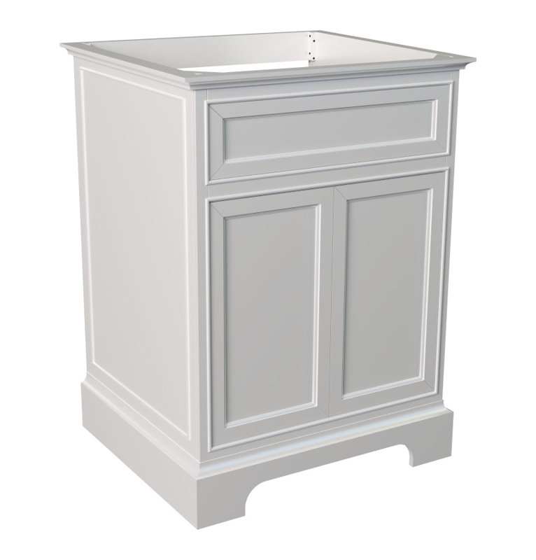 Shelby 24'' Single Bathroom Vanity Base Only, White