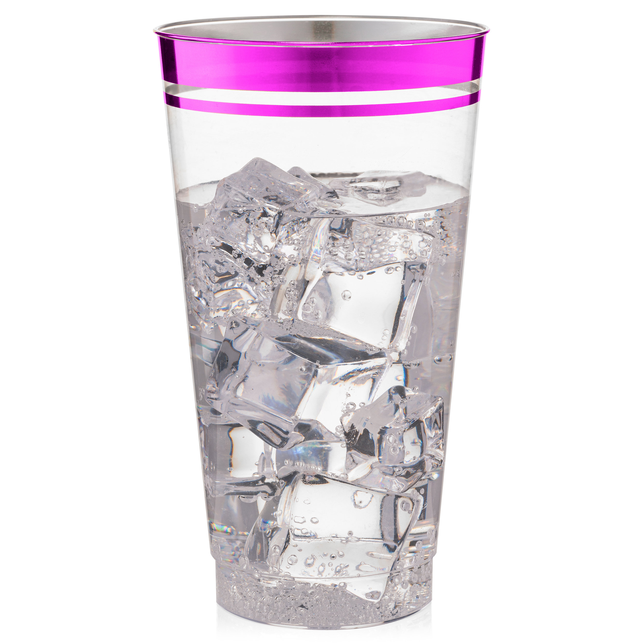 16oz Clear Disposable Plastic Cups Wedding Holiday Special Events