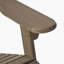 Chaise Adirondack inclinable en bois d'acacia durable Malibu pour un confort et un style extérieurs