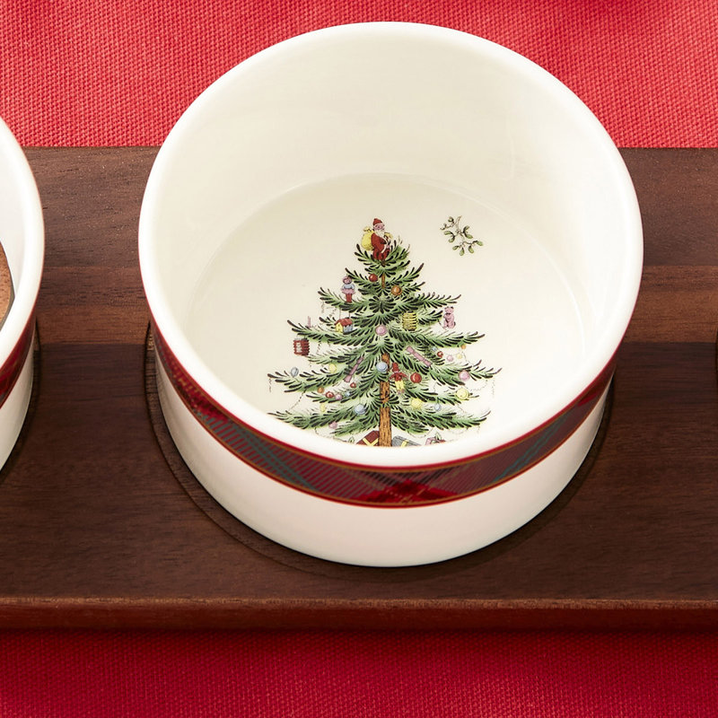 Tartan 7-Piece Condiment Set