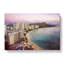 Dusk View of Waikiki Beach in Abstract - Wrapped Canvas-55313951