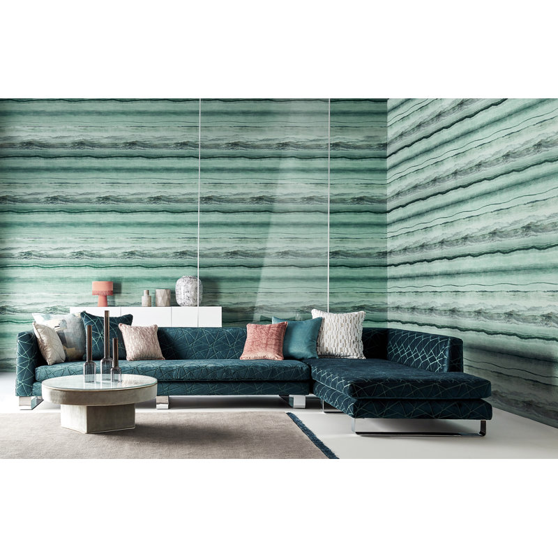 Vitruvius Wallpaper, Chrysocolla/Apatite