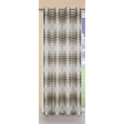 Wheelersburg Voile Panel Eyelet Sheer Curtain
