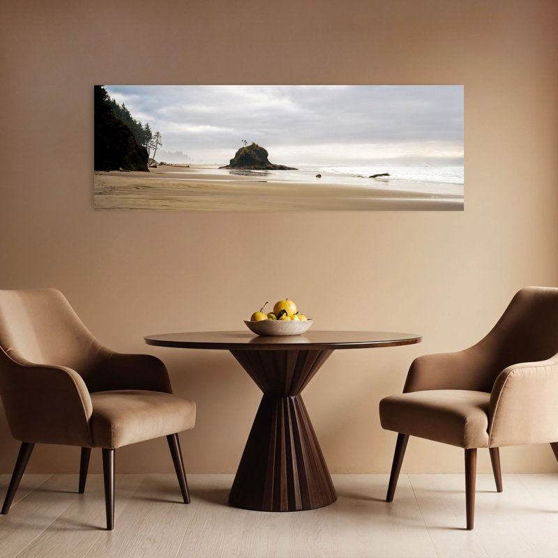 Coast La Push Olympic National Park WA 1 Piece Wrapped Canvas Panoramic Wall Art, 40.64 cm H x 121.92 cm W