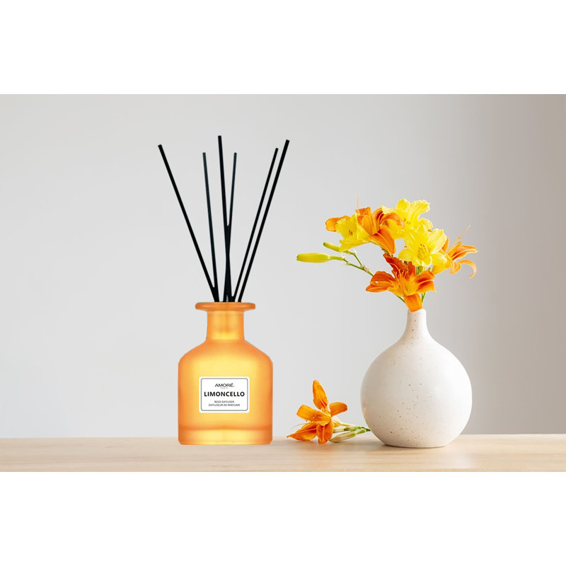 Diffuseurs et bâtons de roseaux, Orange