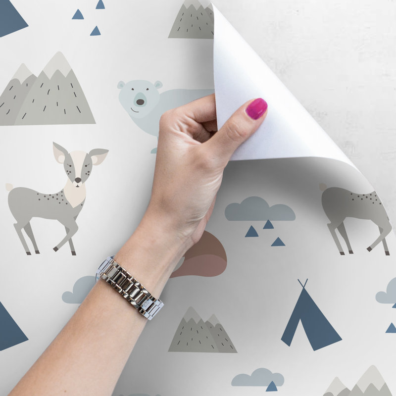 Betha 2.5m x 2.5m Matte Mural, 152 x 104cm