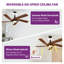 Ventilateur de plafond Eichen 52