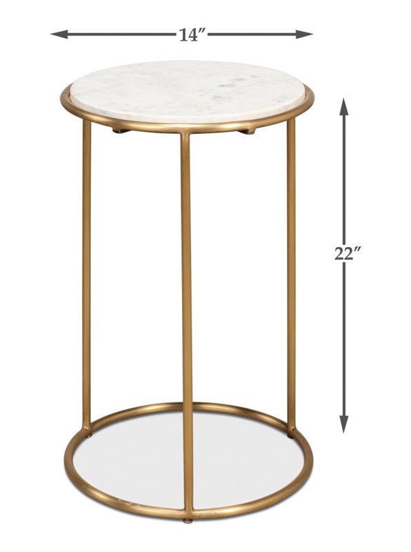 Marble End Table