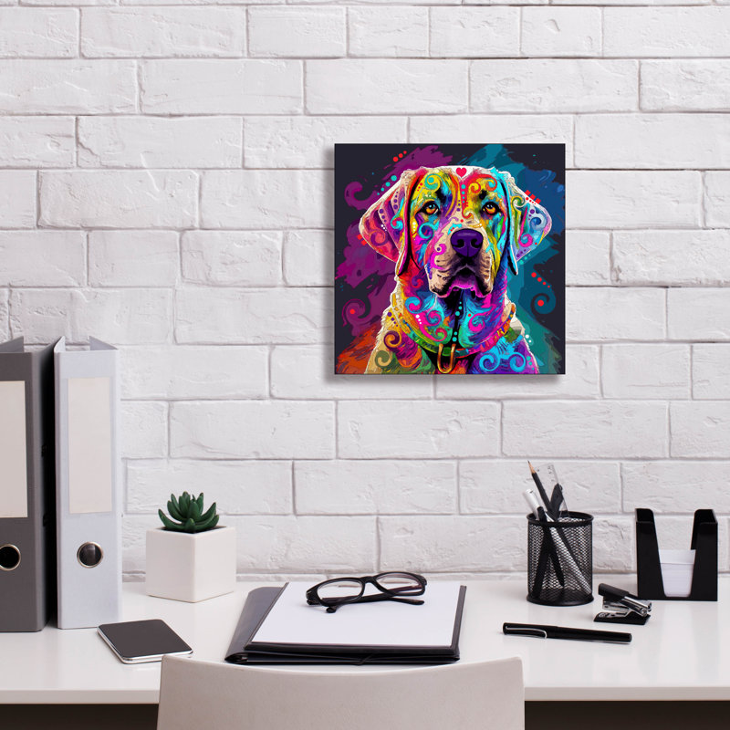 «Lab» par Dean Russo, H 12 po x l 12 po