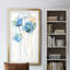 Wildflower Blues I - Cadre photo, reproduction d'art sur papier-373553529-373553530